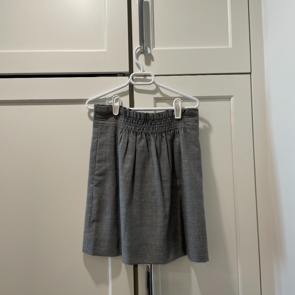J-Crew Gray Wool Skirt